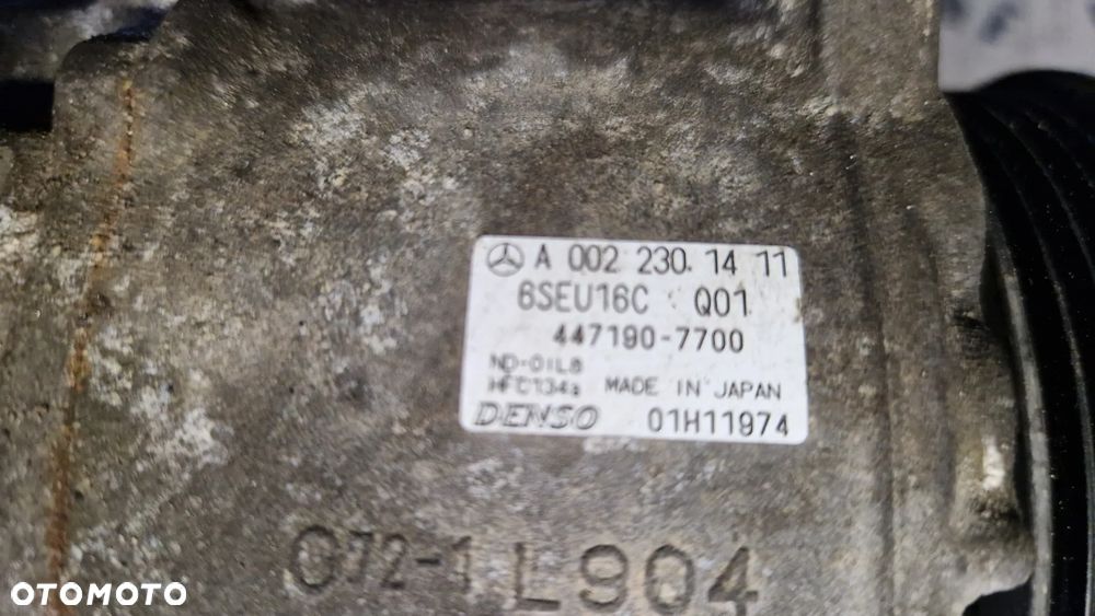 MERCEDES A KLASA W169 B KLASA W245 2.0 DCI SPRĘŻARKA KLIMATYZACJI A0022301411 - 3