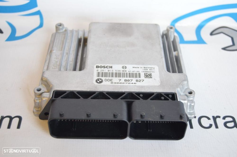 CENTRALINA ECU MOTOR BMW SERIE 1 E87 120D 16V 177CV N47D20A 7807827 0281013536 1039S22721 DDE7807827 E81 E82 E88 SERIE 3 E90 E91 E92 E93 X3 E83 - 2