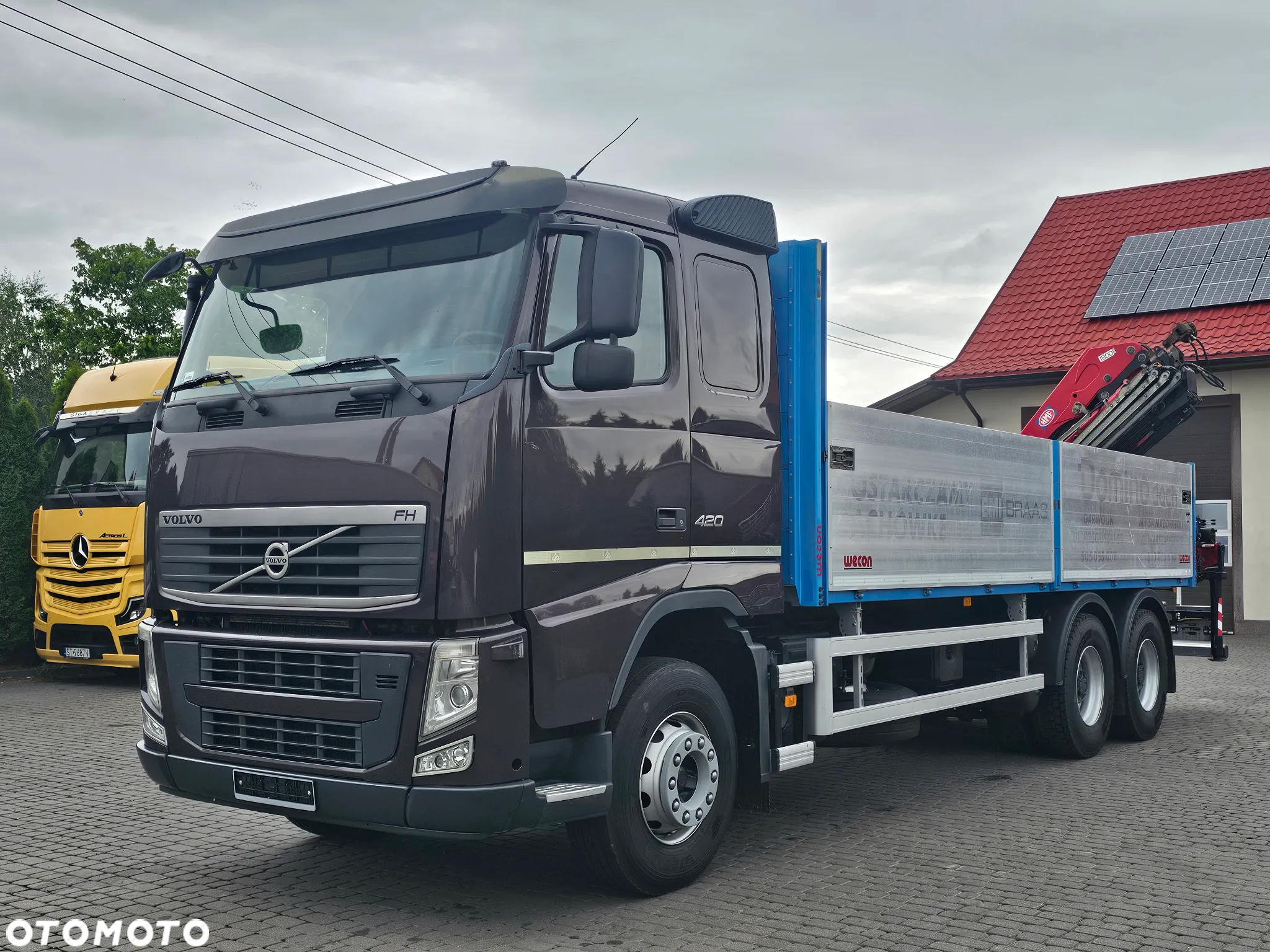 Volvo FH420+HDS 6X4 HMF 12,5m Składany Z, - 13