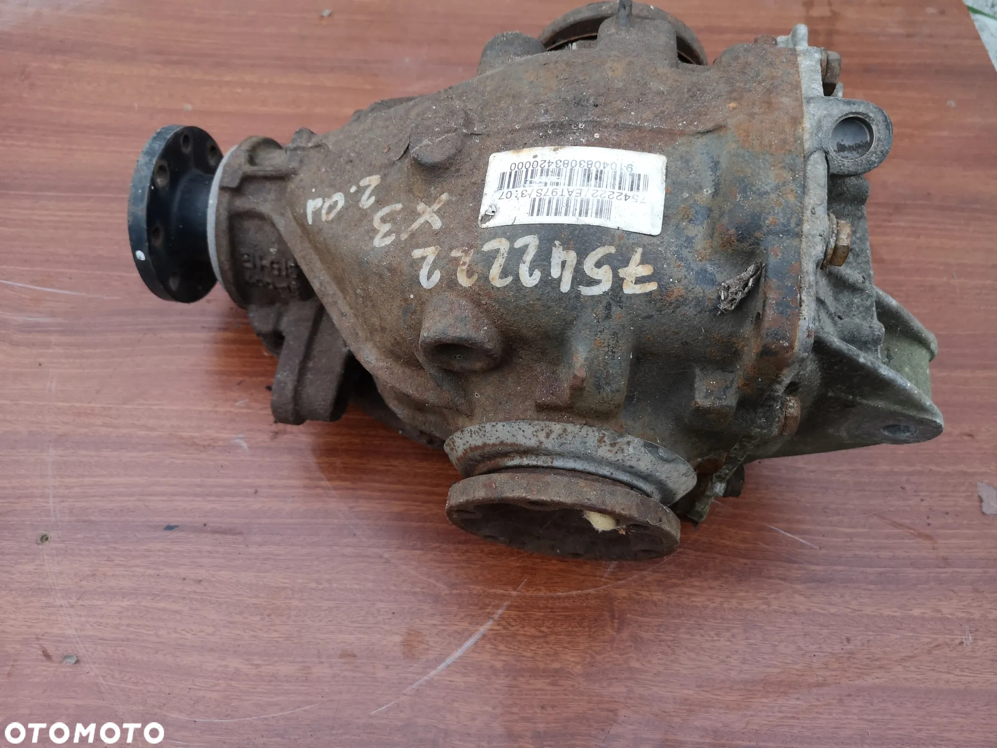 MOST DYFERENCJAŁ BMW X3 E83 2.0d M47T 150km 3.07 7542222 MANUAL - 2