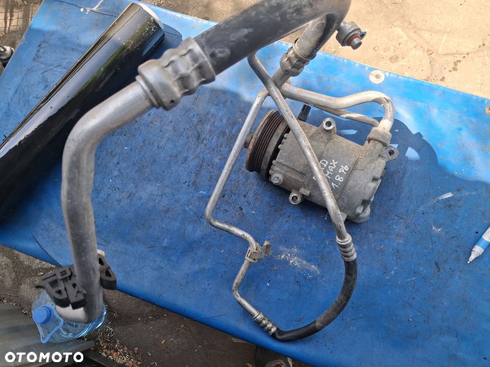 Sprężarka pompa kompresor KLIMATYZACJI 6M5H-19D629-AB  6M5H19D629AB Ford Focus C-max Mondeo MK4 Volvo V40 V50 S40 S50 1.8 16v 2.0 Benzyna przewód wąż przewody - 3