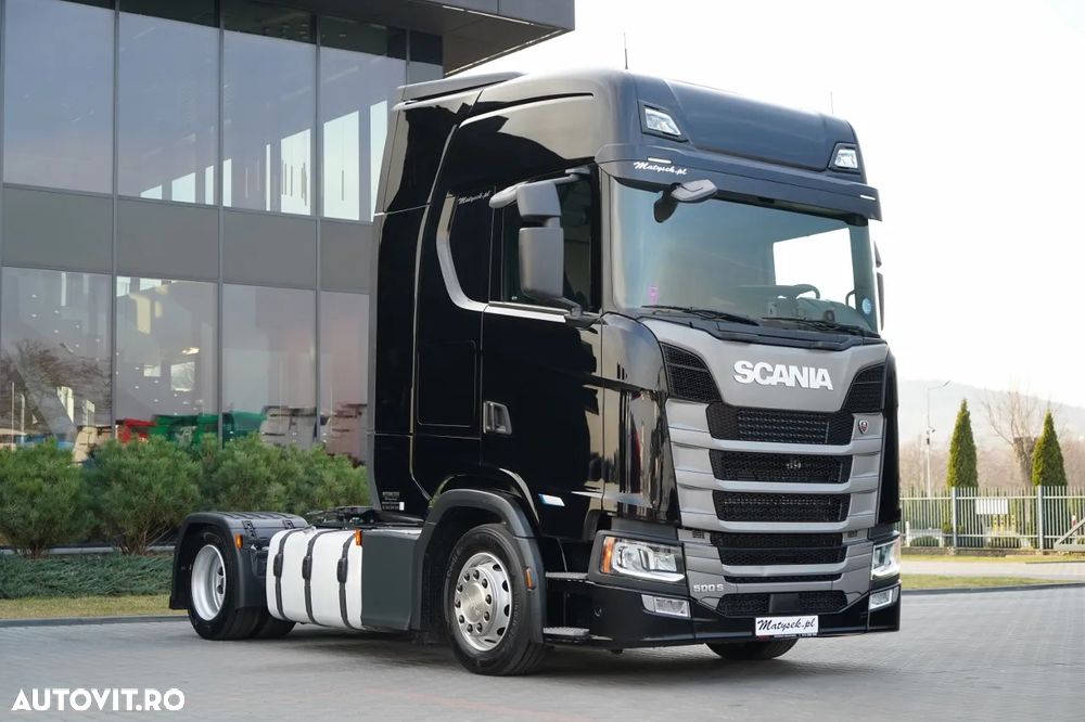 Scania S 500 / RETARDER / PLATĂ JOSĂ / MEGA / REZERVORE DE COMBUSTIBIL 1.400 L / I-PARK COOL / DUPĂ CONTRACT DE SERVICE GOLD / - 2
