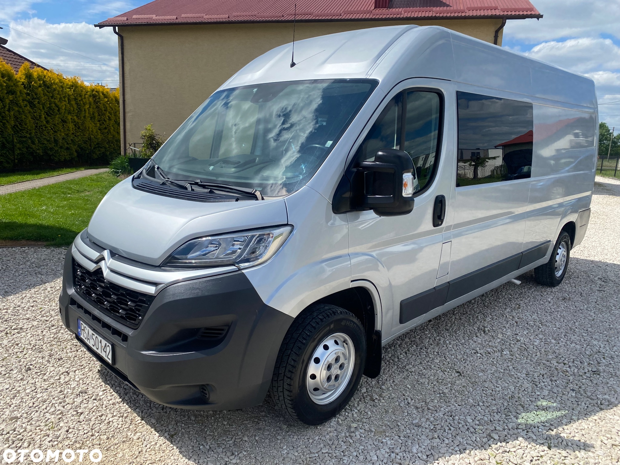 Citroën JUMPER L3H2, brygadowy, 6-osobowy, zakupiony w salonie w Rzeszowie, serwisowany - 20