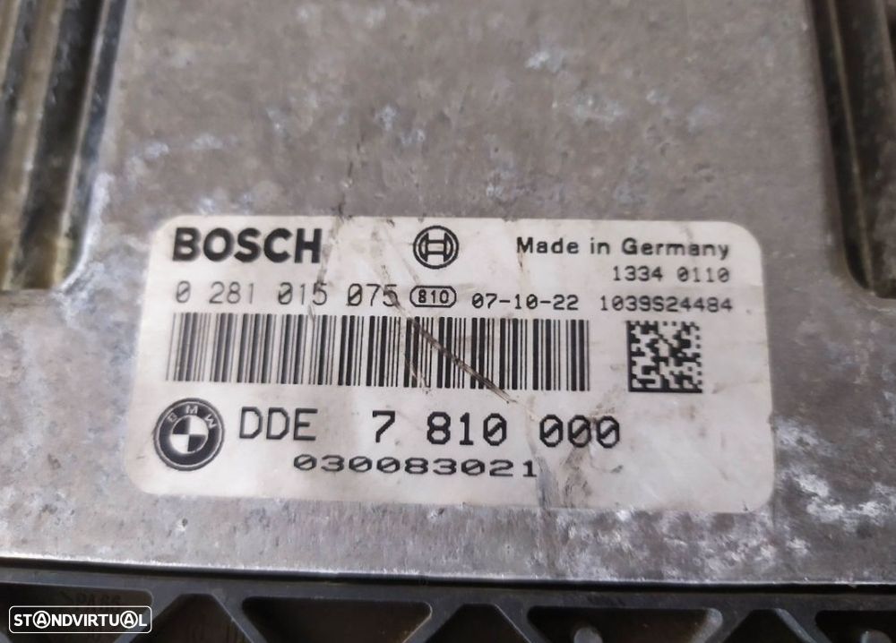 Centralina BMW 320D 177cv 0281015075 7810000 - 2