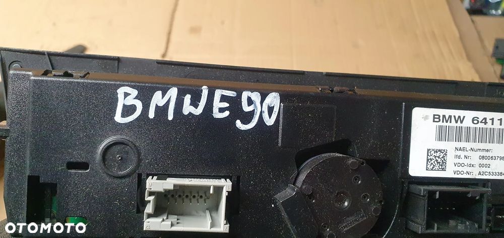 Panel nawiewu klimatyzacji klimy grzania foteli BMW 3 E90 9199260 - 7