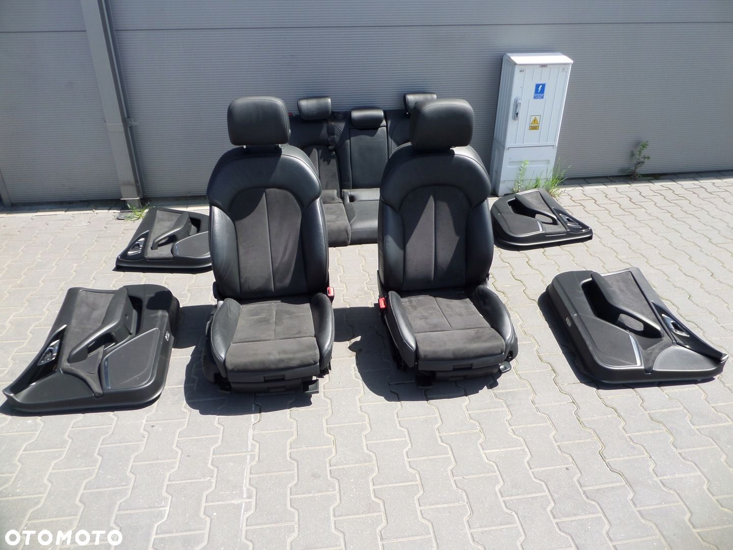 FOTELE KANAPA BOCZKI ALKANTARA A6 C7 SEDAN S-LINE - 1