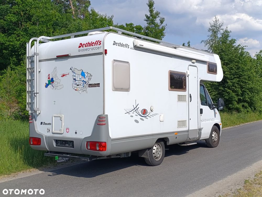 Fiat Ducato Dethleffs Alkowa Klimatyzacja Piętrowe łóżka Garaż - 5
