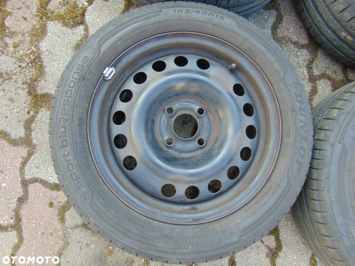 KOŁA FELGI STALOWE OPONY OPEL 4X100 R15 185/60 R15 ET43 LATO LETNIE - 2