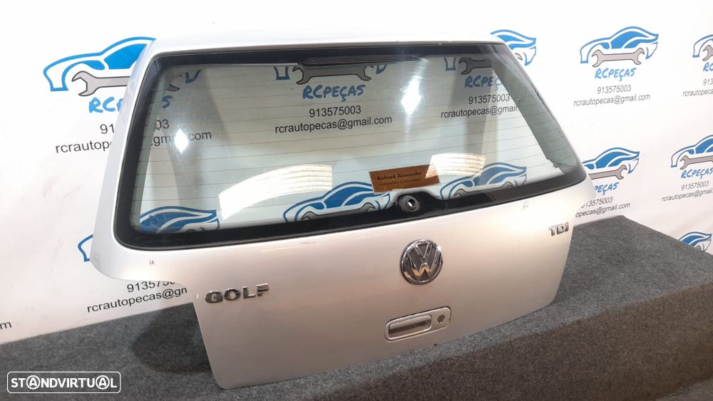 PORTA TAMPA MALA VW VOLKSWAGEN GOLF IV 4 MK4 1J 1J1 1J6827025G 1J6827025 FECHO PUXADOR MOTOR VIDRO 3º STOP - 4