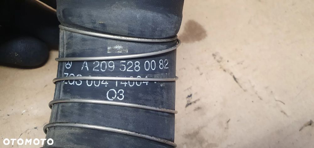 Rura dolot przewód powietrza Mercedes CLK W209 1.8 Kompresor A2095280082 - 6