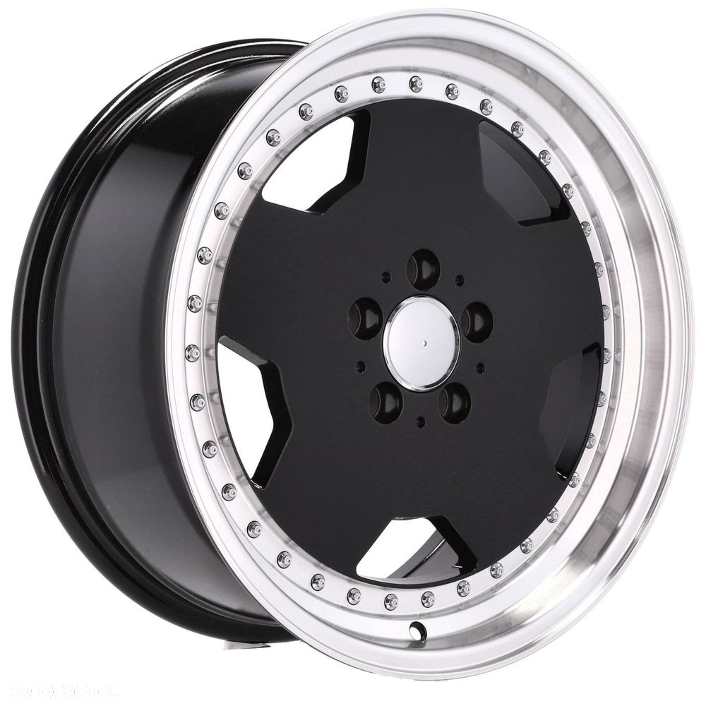 4x Felgi 18 m.in. do MERCEDES AMG E W124 W210 W211 W212 S W126 SEC Czarne Monoblock - B5852 - 2