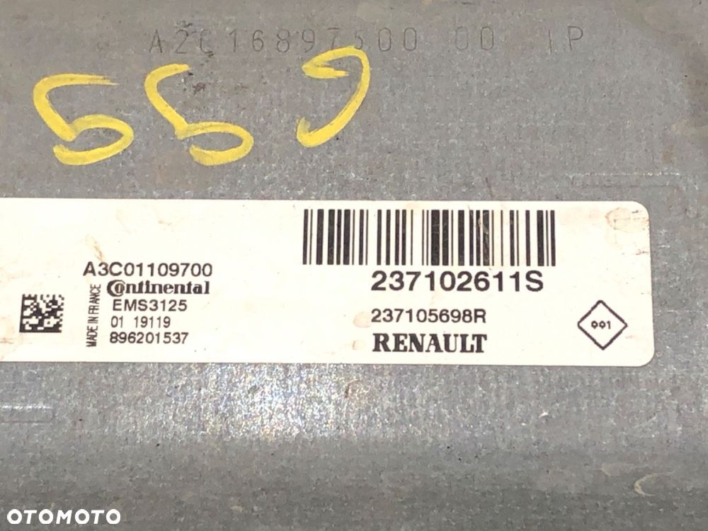 KOMPUTER SILNIKA  DACIA DOKKER nadwozie wielkoprzestrzenne (MPV) (KE_) 2012 - 2022 1.6 75 kW [102 - 4