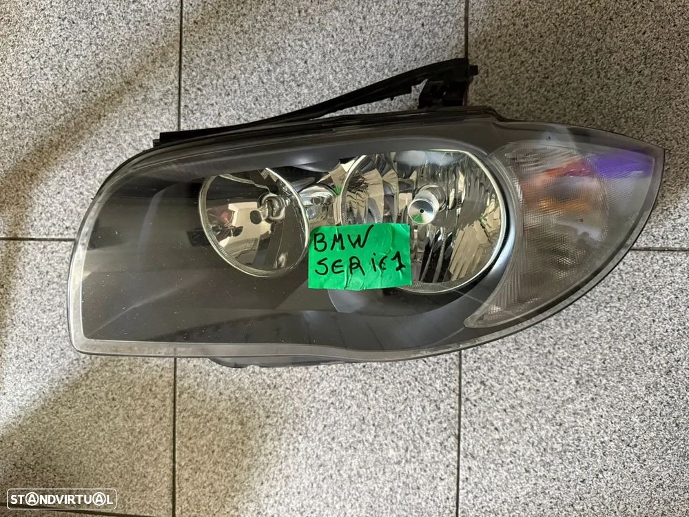 Farol bmw serie 1 direito - 1