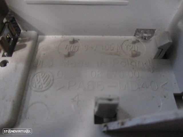 Luz De Teto Plafonier 6Q0947105M VW POLO 6R FASE 1 2014 1.6TDI 90CV 3P VERMELHO - 4