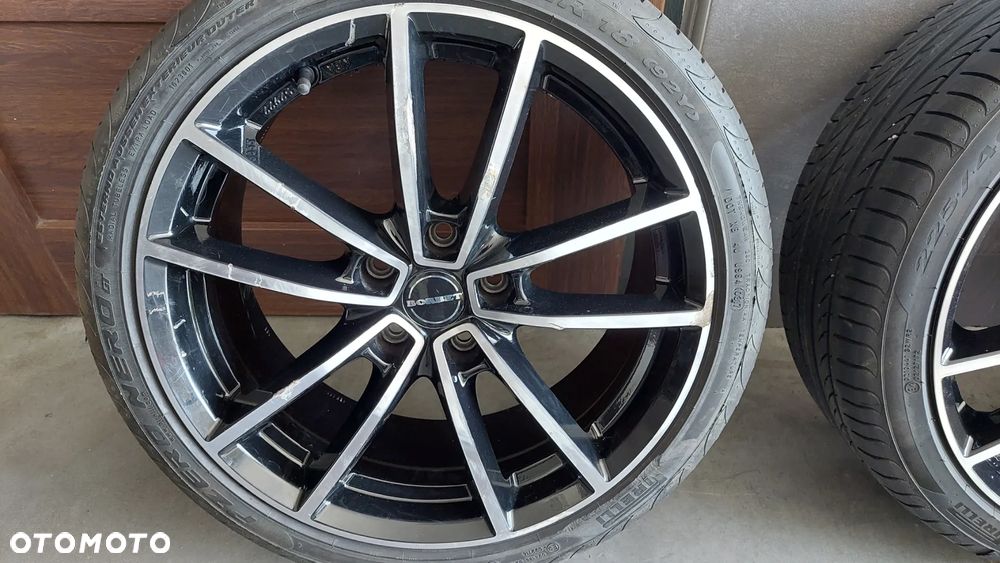 ALUFELGI ALUMINIOWE BORBET 18 CALI ET48 5X112 8,0JX18H2 NR W80840 ORYGINAŁ + OPONY - 11