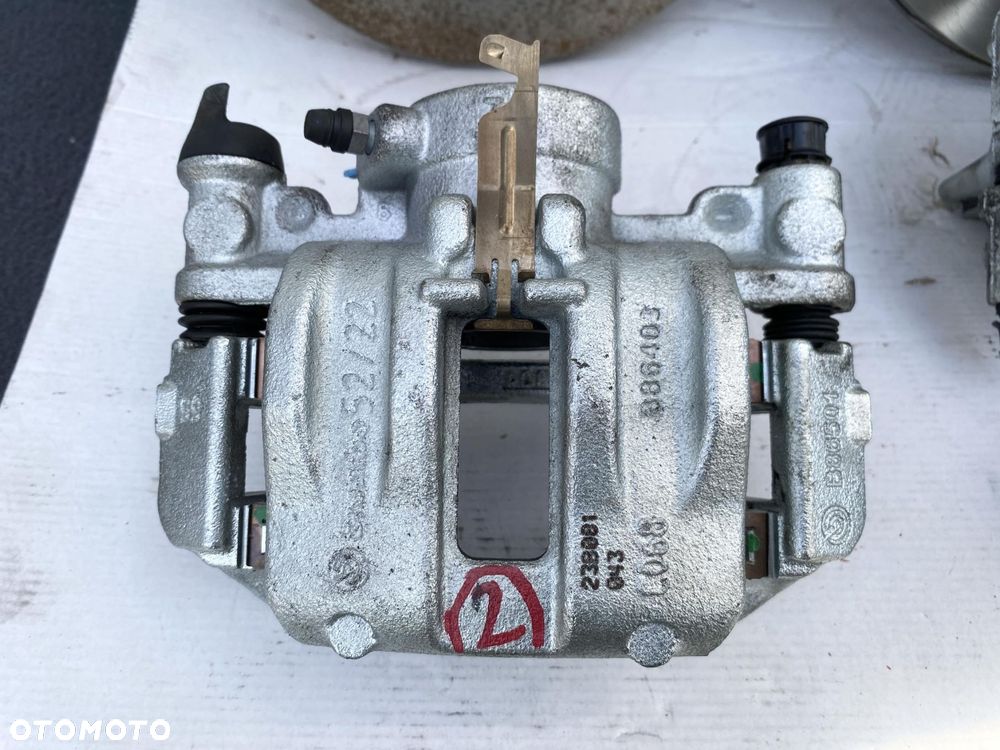 DUCATO BOXER JUMPER 14- HAMULCE TYLNE TYŁ TARCZE KLOCKI ZACISKI BREMBO - 3