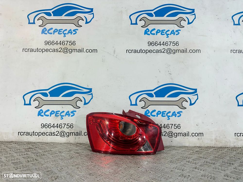 .Conjunto Farolins Led Tras Traseiro Direito Esquerdo Seat Ibiza 6J 5 Portas 6J4945096H 6J4945095G 2008 - 2017 - 6