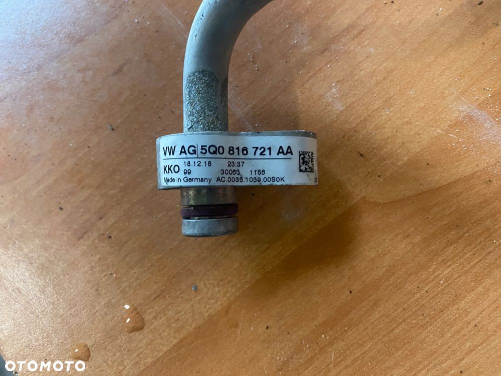 PRZEWÓD WĄŻ KLIMATYZACJI VW SKODA SEAT AUDI 5Q0816721AA - 4