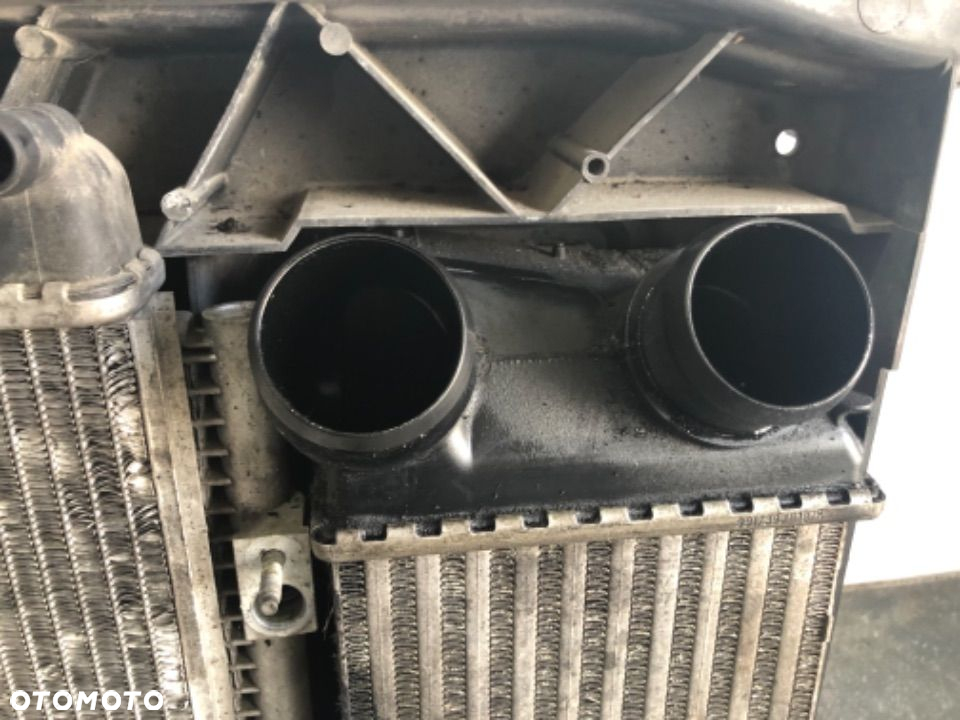 Chłodnica wody klimatyzacji intercooler wentylator komplet Citroen C4 Picasso I 1.6 HDI - 5