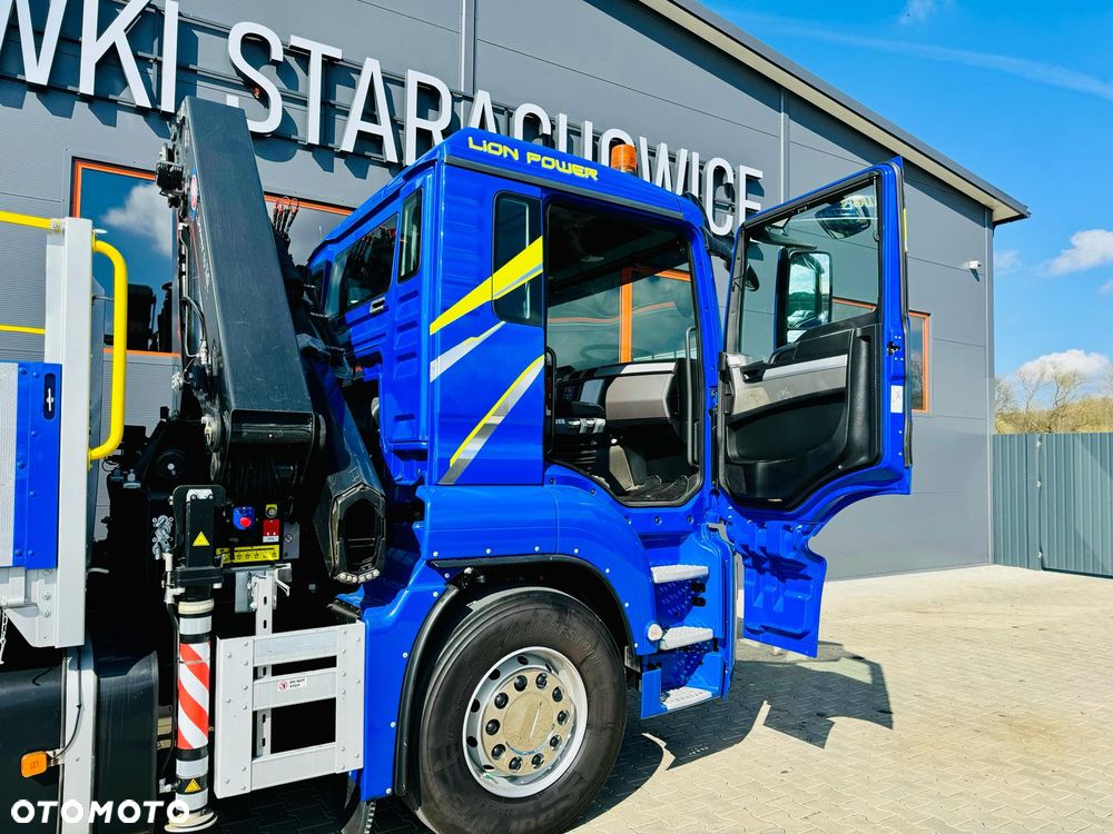 MAN TGM TGL TGS 26.360 skrzynia z żurawiem // HMF 1420 K2 12,6 m !! dzwig kran crane - 25