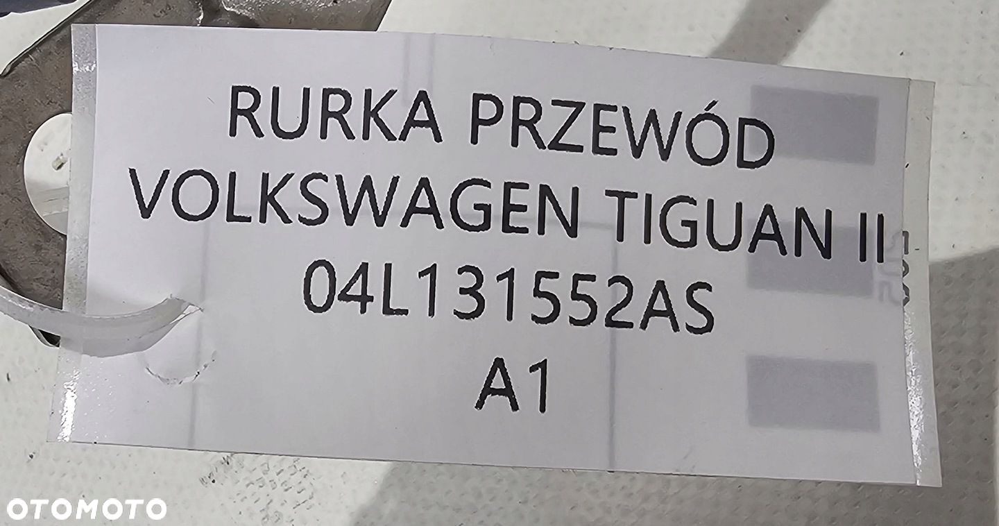 NOWY PRZEWÓD / RURKA VW TIGUAN SHARAN PASSAT 1.6 / 2.0 TDI - 04L131552AS - 5