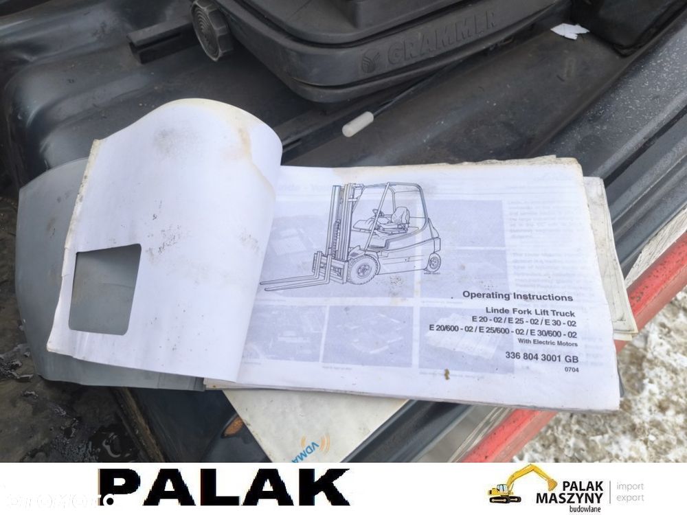 Linde Wózek widłowy LINDE E25 ELECTRIC ,2006 rok - 19