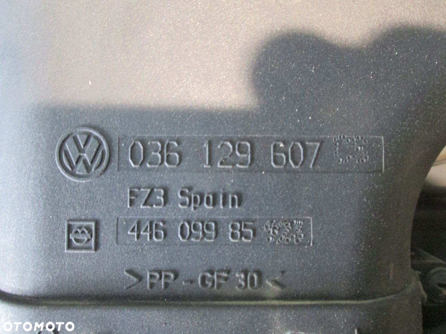 OSŁONA POKRYWA SILNIKA VW POLO 9N IV 1.4 B 036129607CS - 4