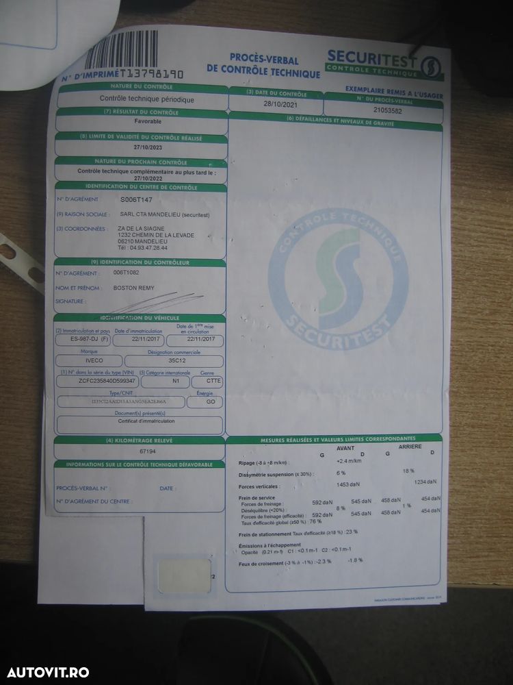 Iveco DAILY 35 C 13, 3 LOC. BASCULABIL, AC . EURO  VI . - 28
