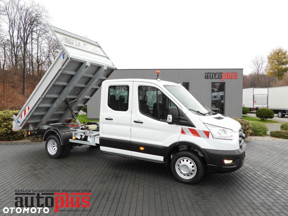 Ford TRANSIT WYWROTKA PODWÓJNA KABINA DOKA 6 MIEJSC TEMPOMAT LEDY BLIŹNIACZE KOŁA KLIMATYZACJA  170KM - 2