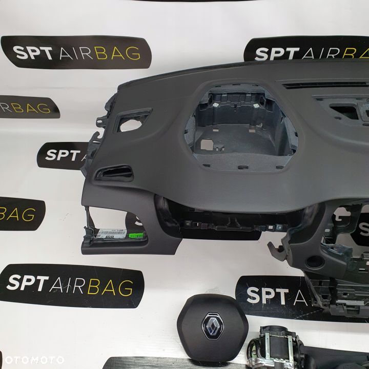 RENAULT MEGANE 4 IV DESKA ROZDZIELCZA KONSOLA HEAD UP KOKPIT PULPIT PODUSZKI AIRBAG AIR BAG PASY KIT SET - 2