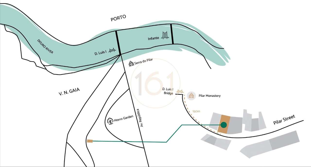TERRENO PARA CONSTRUÇÃO - RUA DO PILAR, VILA NOVA DE GAIA - Grande imagem: 2/6