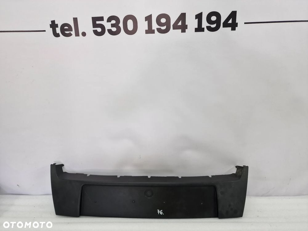 RENAULT SCENIC III 3 08-11 RAMKA / PODKŁADKA POD TABLICE ZDERZAKA PRZEDNIEGO PRZÓD , NR 620721255R , NR AUKCJI KR76 - 1