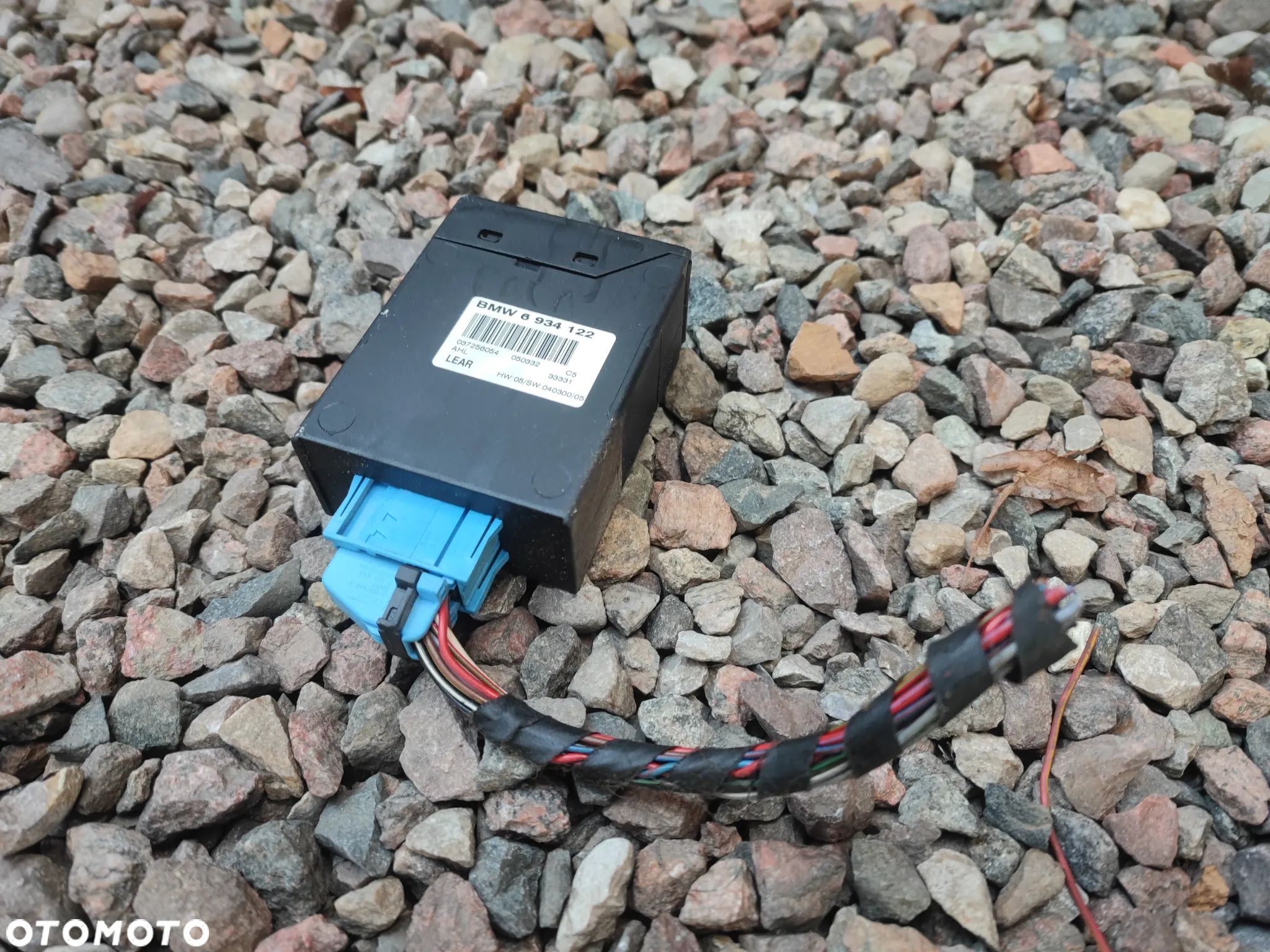 BMW E60 / E61 / E63 / E64 / E66 ORYGINALNY MODUŁ AHL ( MODUŁ DOŚWIETLANIA ZAKRĘTÓW POD XENON SKRĘTNY ) O NR.  61 35 6 934 122 /  61 35 6 934 837 OEM SPRAWNY W 100% - 1