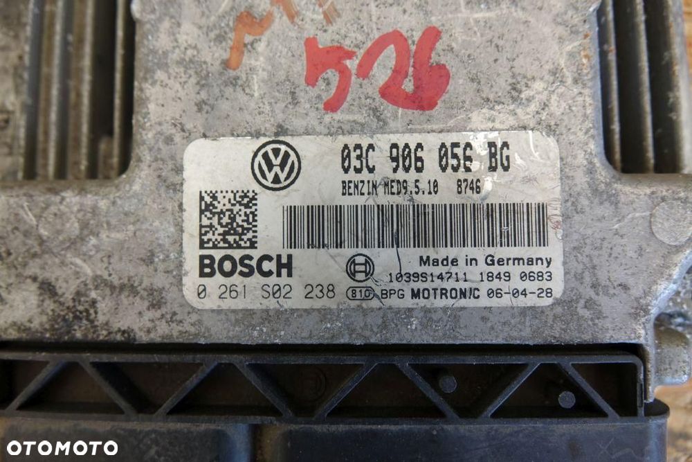 STEROWNIK SILNIKA ECU KOMPUTER VW GOLF V 1.4 FSI  03C906056BG - 3