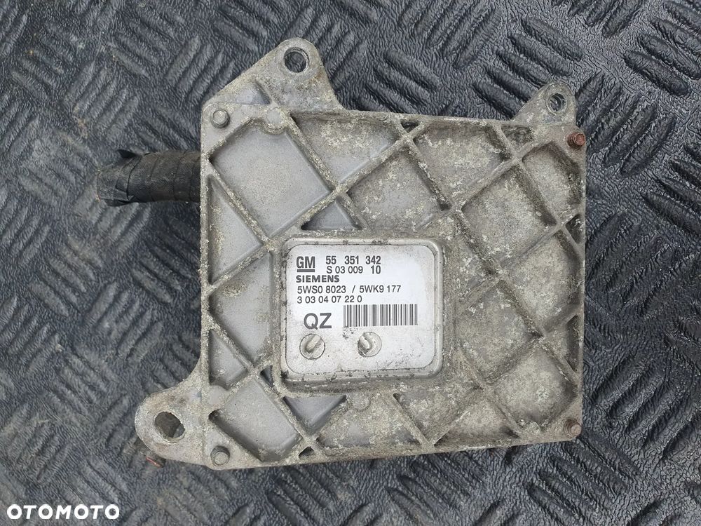 KOMPUTER STEROWNIK SILNIKA OPEL VECTRA 2.2 55351342 + WTYCZKI INSTALACJA - 6
