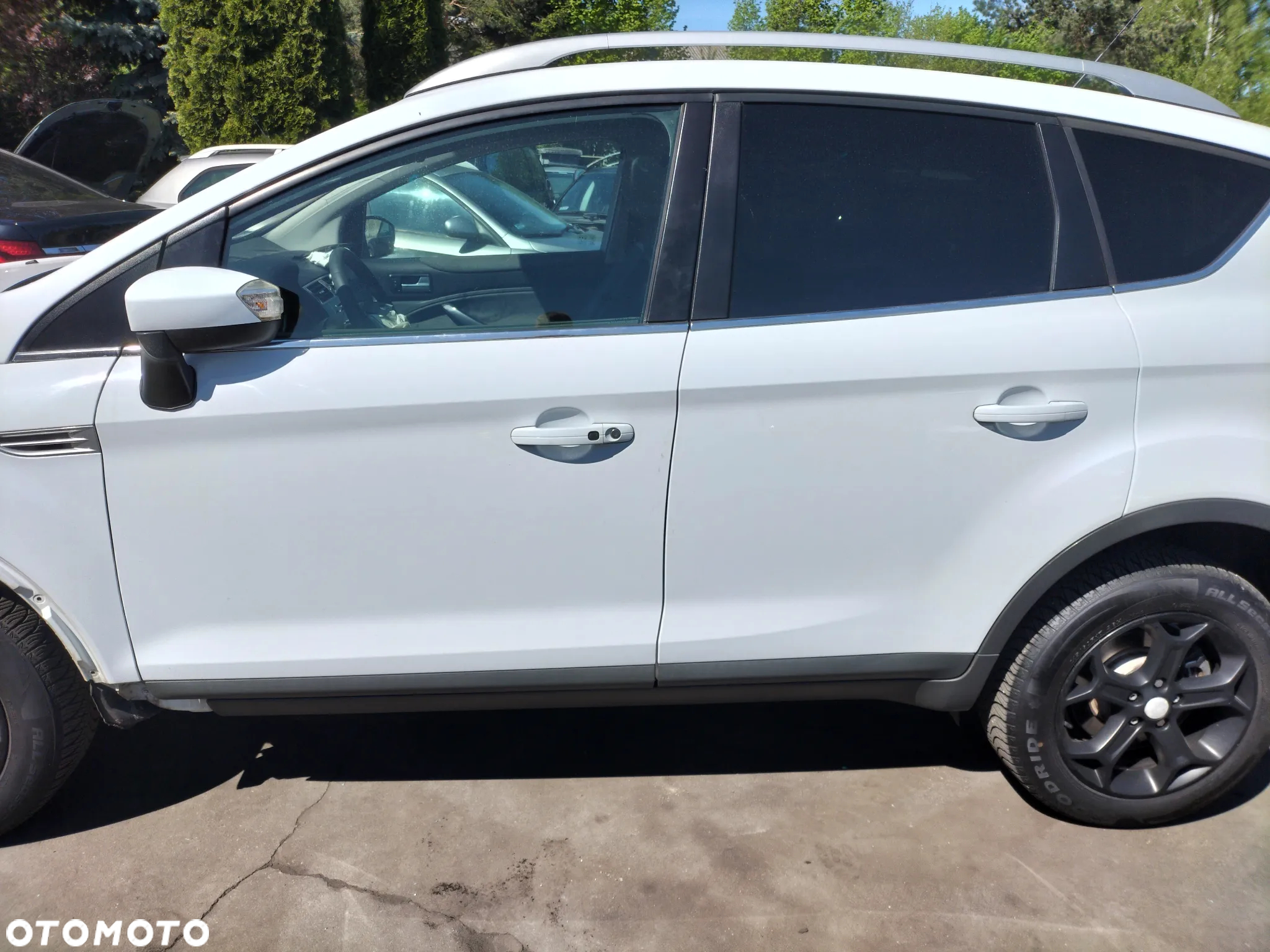DRZWI PRAWE LEWE TYŁ  FORD KUGA I 2.0 TDCI 163KM 4X4 AUTOMAT KOD LAK. 58 FROZEN WHITE - 5