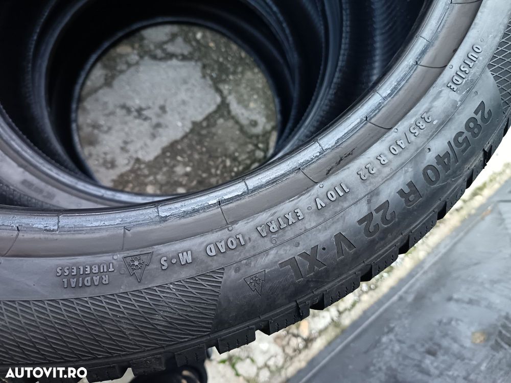 Anvelope MS iarna 285 40 22 continental 2024 5mm - 8