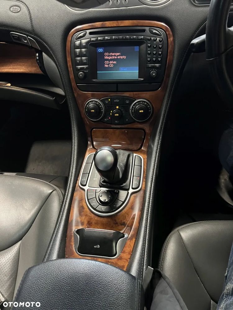 Ramka konsola środkowa popielniczka drewno dekor stan BDB OE Mercedes SL R230 W230 - 29