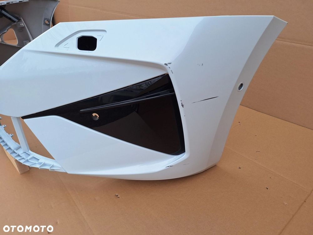 SKODA OCTAVIA IV 4 RS LIFT 24- 5E3 NIE KLEJONY! B.ŁADNY ZDERZAK PRZÓD PRZEDNI+KRATKA ORYG. 5E3807221S WYSYŁKA 24H - 2