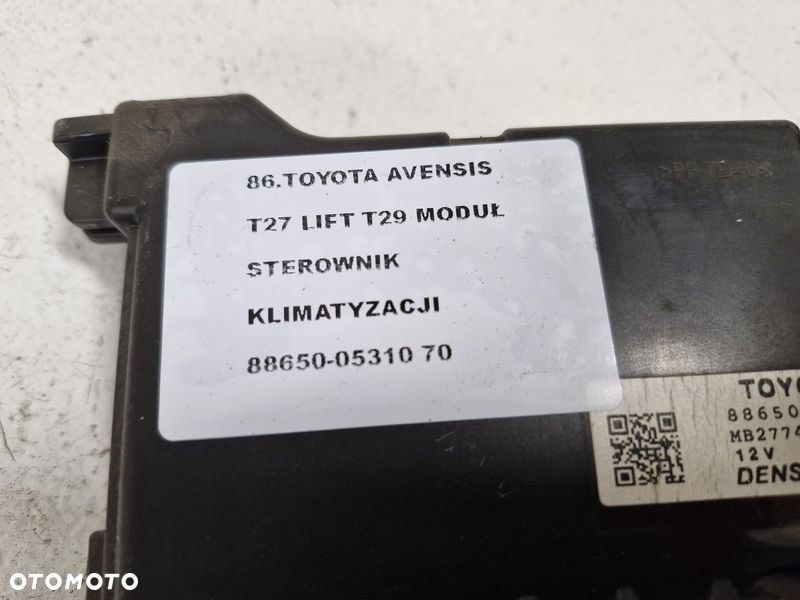 toyota avensis t27 lift t29 moduł sterownik klimatyzacji 88650-05310 - 2