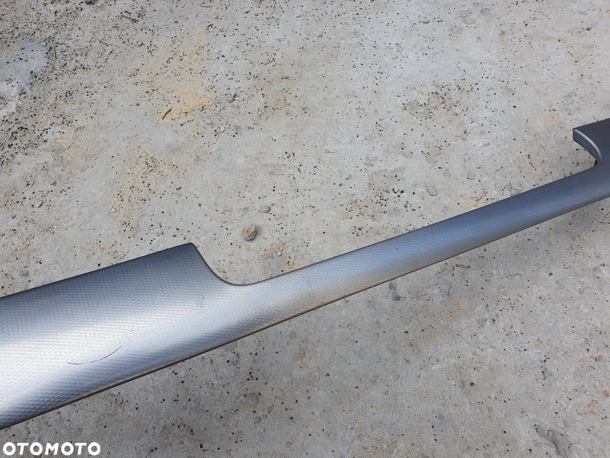 AUDI A4 B6 LISTWA OZDOBNA DEKOR DESKI KONSOLI 8E1853190S ALUMINIUM - 5