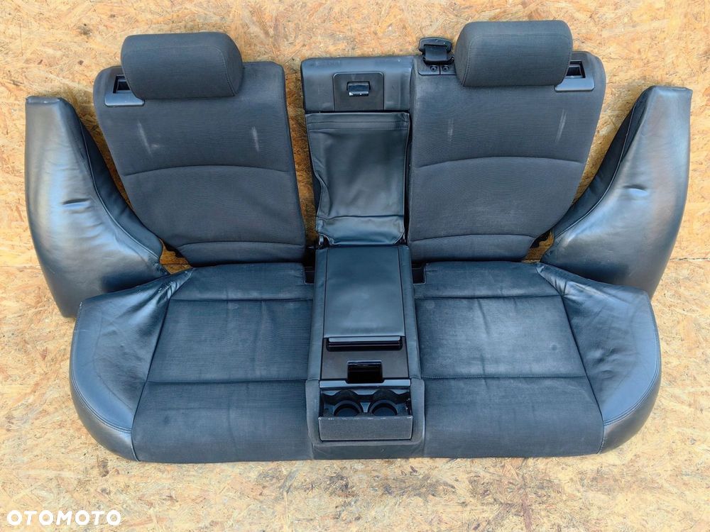Kanapa tylna BMW 3 e46 TOURING kombi półskóra kompletna - 2