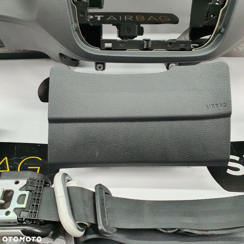 SEAT ALHAMBRA DESKA ROZDZIELCZA KONSOLA KOKPIT PULPIT PODUSZKI AIRBAG AIR BAG PASY KIT SET - 5