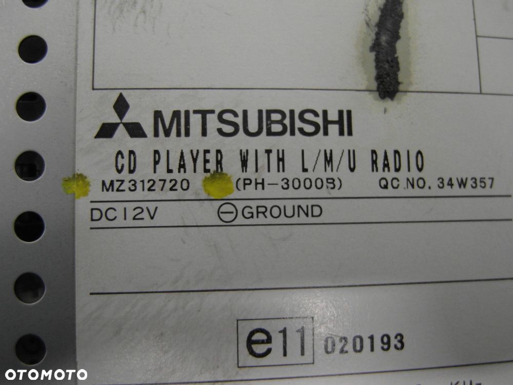 RADIO MITSUBISHI SPACE STAR MZ312720 - 11