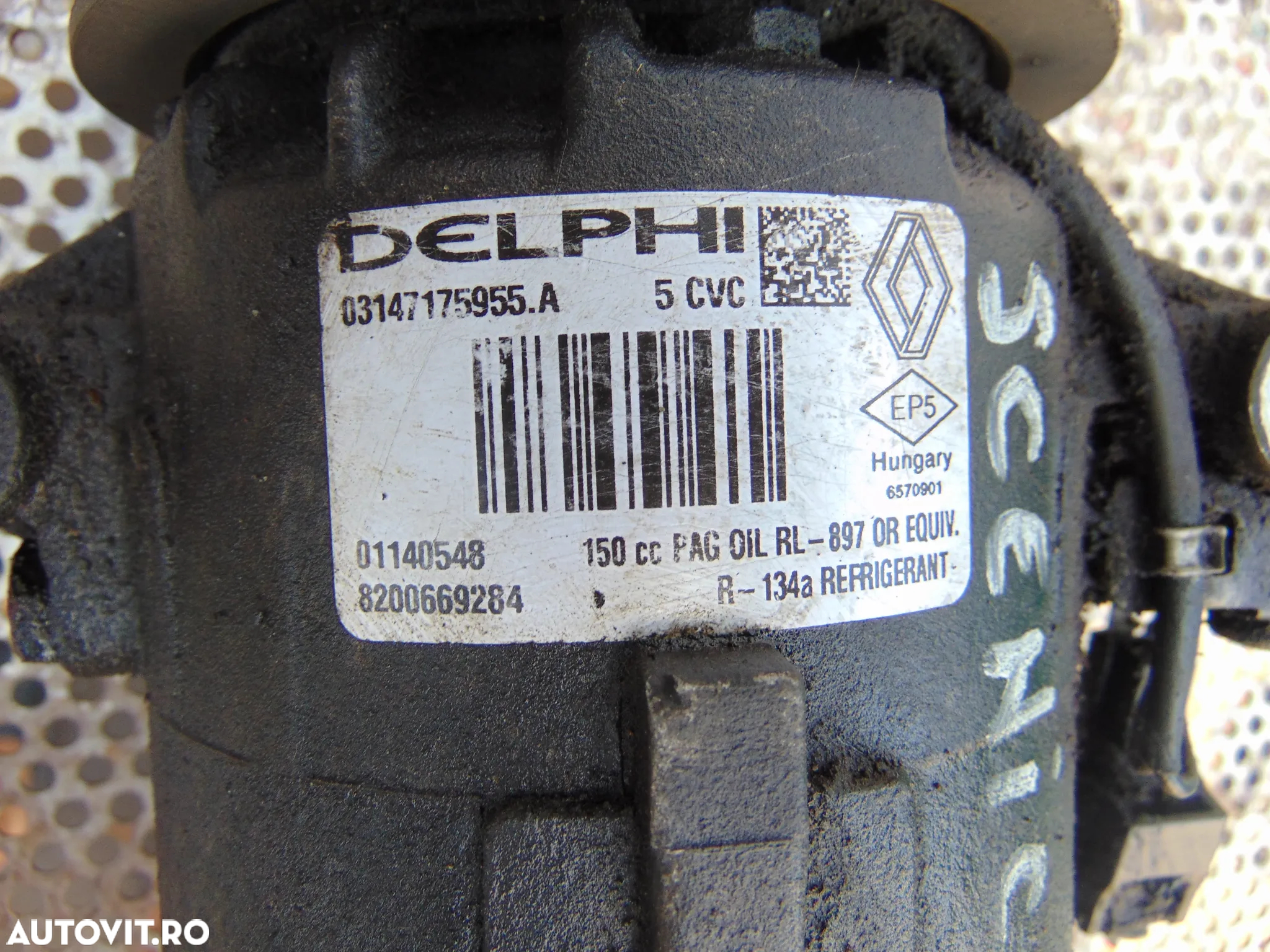 Compresor clima Renault Scenic 2.0 Laguna 3 megane cod 8200669284 - 5