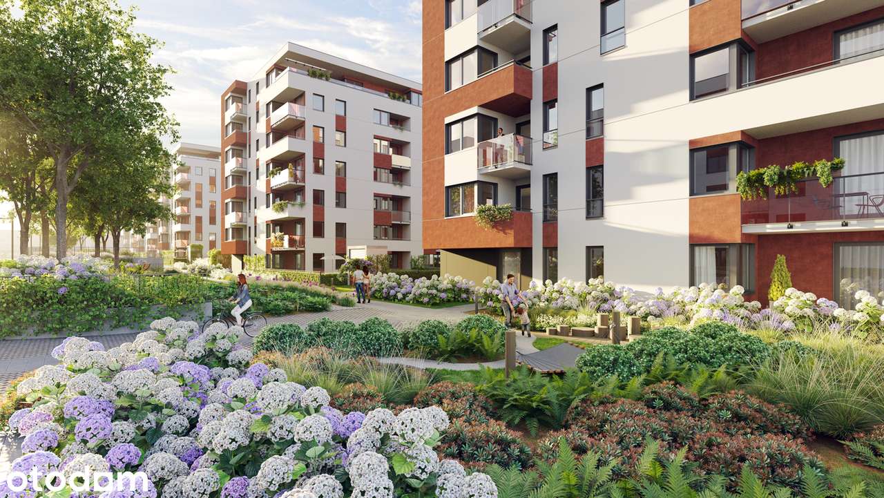 2-pokojowe mieszkanie 46m2 + loggia Bezpośrednio