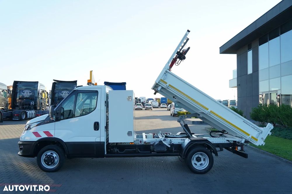 Iveco DAILY 35-160 / BASCĂLĂTOARE 3 PAGINI OȚEL / DUBLU / MANUALĂ / IMPORTATĂ / EURO 6 - 4