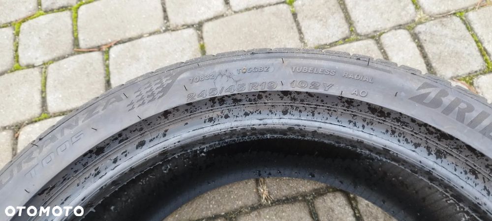 245/45/19 bridgestone turanza t005 - 2