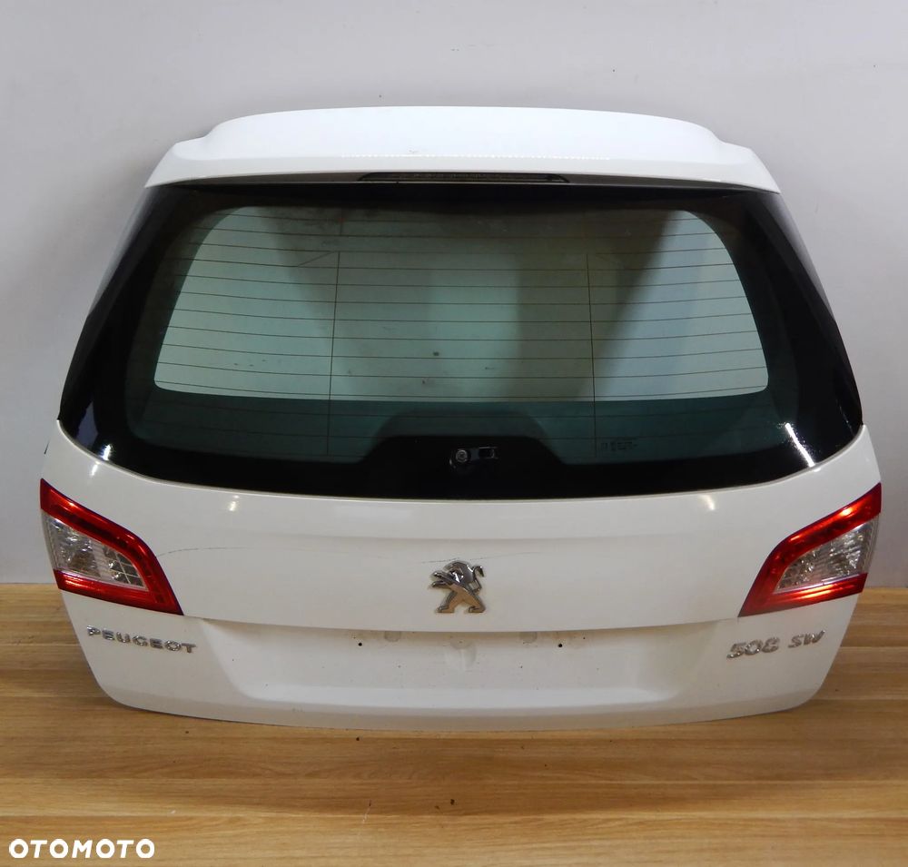 Klapa pokrywa bagażnika Peugeot 508 SW 10-18 EWPB biała Łuków części