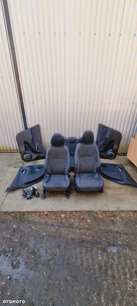 Fotele Kanapa Tapicerki Komplet Toyota Yaris III Lift Hybryda Alcantara - 1